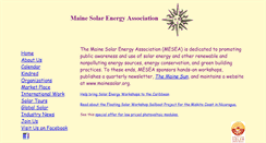 Desktop Screenshot of mainesolar.org